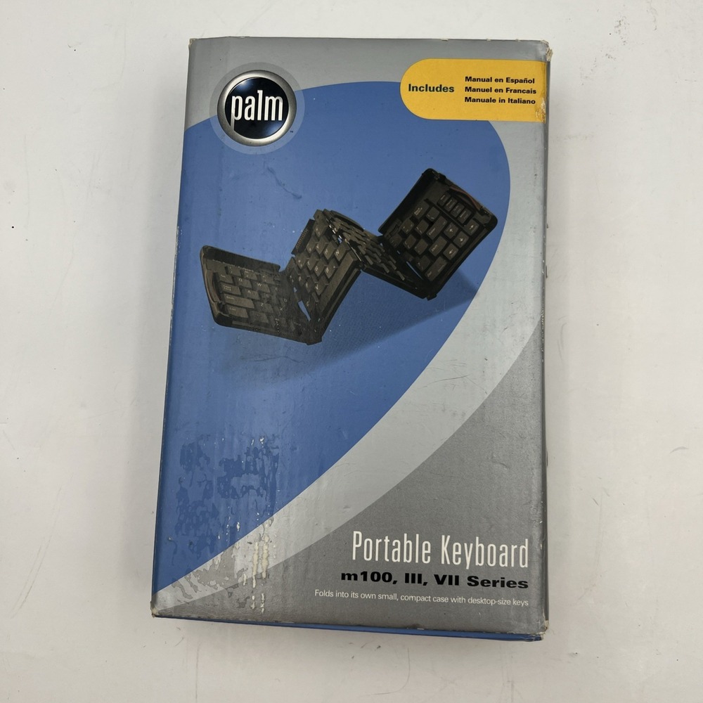 NEW Palm PalmOne Portable‎ Folding Keyboard for Palm m100, 3, 7 series sealed.